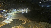 Archived image Webcam Tamariu - Costa Brava - View to the beach 23:00
