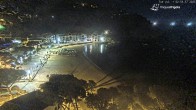Archived image Webcam Tamariu - Costa Brava - View to the beach 01:00