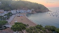 Archiv Foto Webcam Tamariu - Costa Brava - Blick auf den Strand 05:00