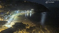 Archiv Foto Webcam Tamariu - Costa Brava - Blick auf den Strand 01:00