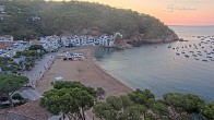 Archiv Foto Webcam Tamariu - Costa Brava - Blick auf den Strand 05:00