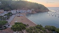 Archiv Foto Webcam Tamariu - Costa Brava - Blick auf den Strand 06:00