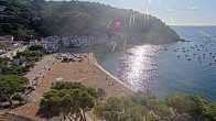 Archived image Webcam Tamariu - Costa Brava - View to the beach 07:00