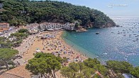 Archiv Foto Webcam Tamariu - Costa Brava - Blick auf den Strand 09:00