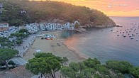 Archiv Foto Webcam Tamariu - Costa Brava - Blick auf den Strand 05:00