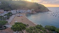 Archiv Foto Webcam Tamariu - Costa Brava - Blick auf den Strand 06:00
