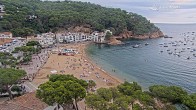 Archived image Webcam Tamariu - Costa Brava - View to the beach 17:00