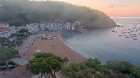 Archiv Foto Webcam Tamariu - Costa Brava - Blick auf den Strand 05:00