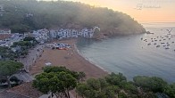 Archiv Foto Webcam Tamariu - Costa Brava - Blick auf den Strand 06:00