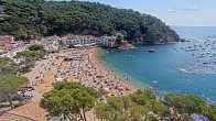 Archiv Foto Webcam Tamariu - Costa Brava - Blick auf den Strand 09:00