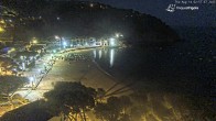 Archiv Foto Webcam Tamariu - Costa Brava - Blick auf den Strand 01:00
