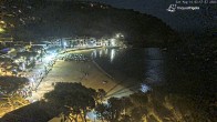 Archived image Webcam Tamariu - Costa Brava - View to the beach 01:00
