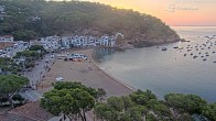 Archived image Webcam Tamariu - Costa Brava - View to the beach 06:00