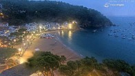 Archiv Foto Webcam Tamariu - Costa Brava - Blick auf den Strand 05:00