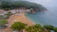 Archiv Foto Webcam Tamariu - Costa Brava - Blick auf den Strand 09:00