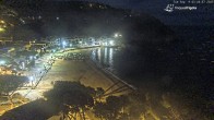 Archiv Foto Webcam Tamariu - Costa Brava - Blick auf den Strand 23:00