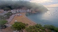 Archiv Foto Webcam Tamariu - Costa Brava - Blick auf den Strand 05:00