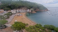 Archiv Foto Webcam Tamariu - Costa Brava - Blick auf den Strand 08:00