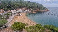 Archiv Foto Webcam Tamariu - Costa Brava - Blick auf den Strand 11:00