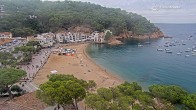 Archiv Foto Webcam Tamariu - Costa Brava - Blick auf den Strand 13:00