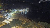 Archiv Foto Webcam Tamariu - Costa Brava - Blick auf den Strand 23:00