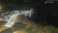 Archiv Foto Webcam Tamariu - Costa Brava - Blick auf den Strand 23:00