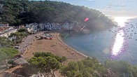 Archiv Foto Webcam Tamariu - Costa Brava - Blick auf den Strand 08:00