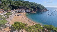 Archiv Foto Webcam Tamariu - Costa Brava - Blick auf den Strand 09:00