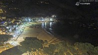 Archiv Foto Webcam Tamariu - Costa Brava - Blick auf den Strand 23:00