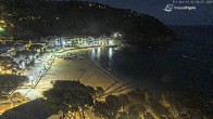 Archiv Foto Webcam Tamariu - Costa Brava - Blick auf den Strand 01:00