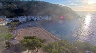 Archiv Foto Webcam Tamariu - Costa Brava - Blick auf den Strand 07:00