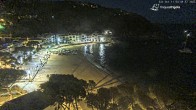 Archiv Foto Webcam Tamariu - Costa Brava - Blick auf den Strand 03:00