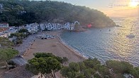 Archiv Foto Webcam Tamariu - Costa Brava - Blick auf den Strand 07:00