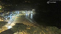 Archiv Foto Webcam Tamariu - Costa Brava - Blick auf den Strand 03:00