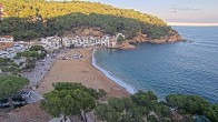 Archiv Foto Webcam Tamariu - Costa Brava - Blick auf den Strand 15:00