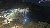 Archiv Foto Webcam Tamariu - Costa Brava - Blick auf den Strand 17:00