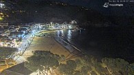 Archived image Webcam Tamariu - Costa Brava - View to the beach 19:00