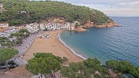 Archiv Foto Webcam Tamariu - Costa Brava - Blick auf den Strand 15:00
