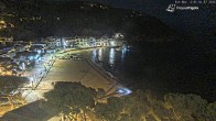 Archiv Foto Webcam Tamariu - Costa Brava - Blick auf den Strand 23:00