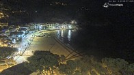 Archiv Foto Webcam Tamariu - Costa Brava - Blick auf den Strand 01:00