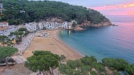 Archiv Foto Webcam Tamariu - Costa Brava - Blick auf den Strand 06:00