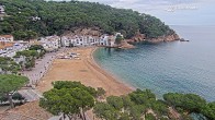 Archiv Foto Webcam Tamariu - Costa Brava - Blick auf den Strand 07:00