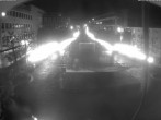 Archived image Webcam View towards square Schlossplatz and church Pirminius in Pirmasens 01:00