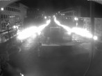 Archived image Webcam View towards square Schlossplatz and church Pirminius in Pirmasens 03:00