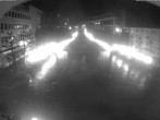 Archived image Webcam View towards square Schlossplatz and church Pirminius in Pirmasens 01:00