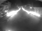 Archived image Webcam View towards square Schlossplatz and church Pirminius in Pirmasens 03:00