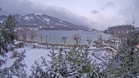 Archiv Foto Webcam Blick auf den Fuschlsee von Ebners Waldhof 06:00