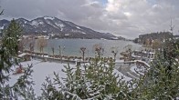 Archiv Foto Webcam Blick auf den Fuschlsee von Ebners Waldhof 07:00