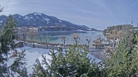 Archiv Foto Webcam Blick auf den Fuschlsee von Ebners Waldhof 11:00