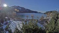 Archiv Foto Webcam Blick auf den Fuschlsee von Ebners Waldhof 13:00